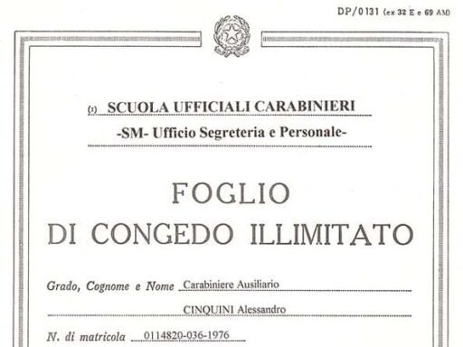 il congedo