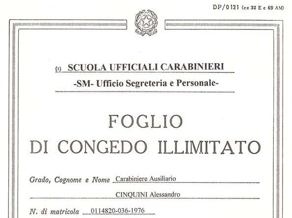 il congedo