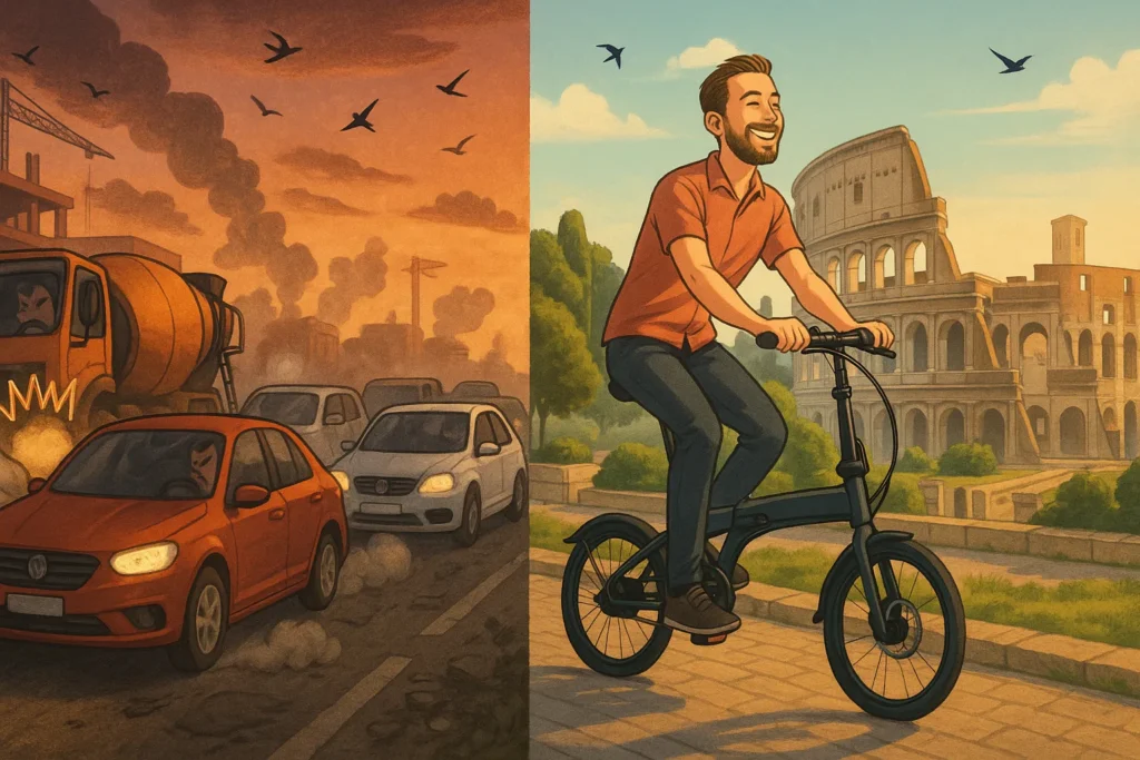 Il multimodale all'ultimo grido la mia esperienza con la bici elettrica pieghevole per il pendolarismo urbano